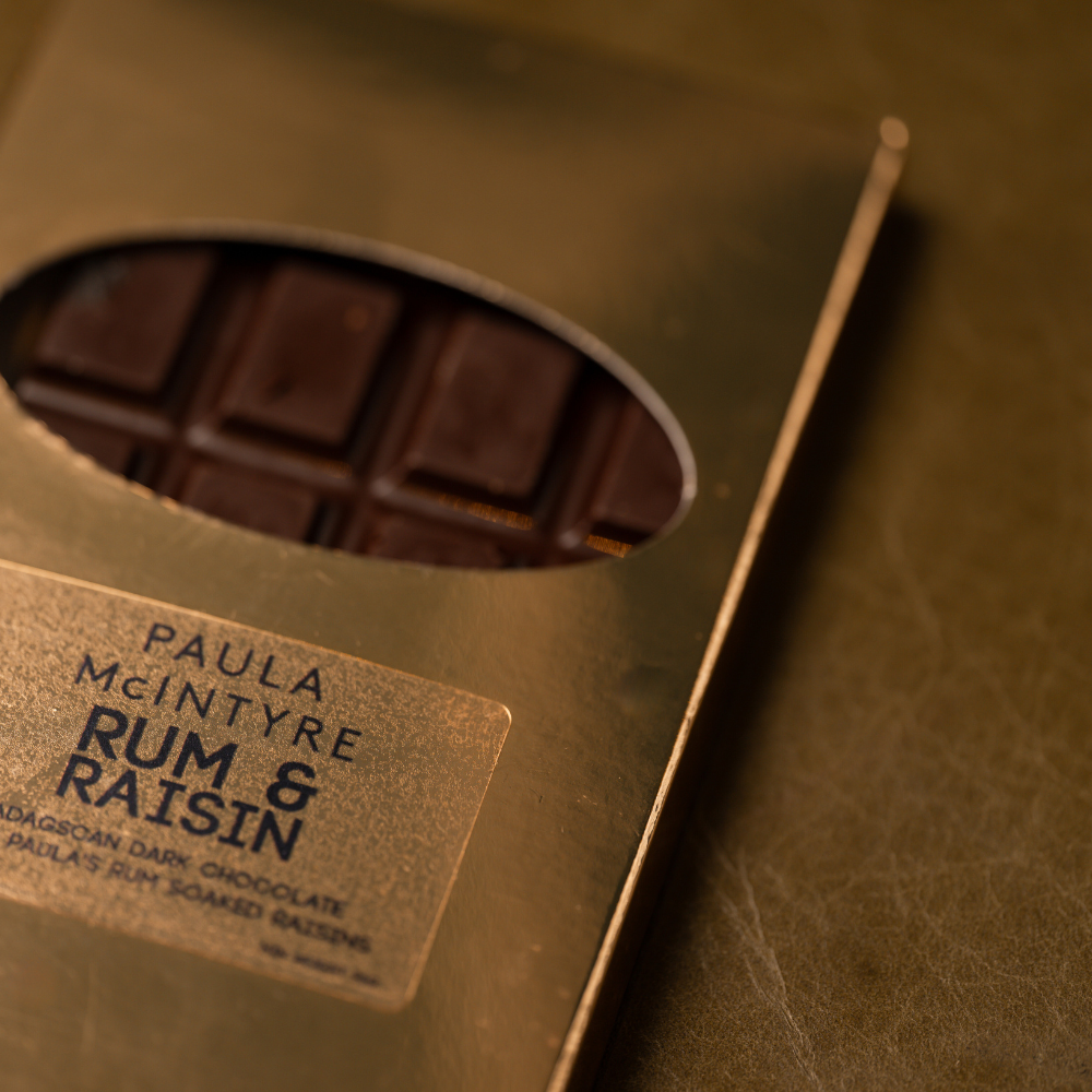 Paula McIntyre Rum & Raisin Chocolate Bar