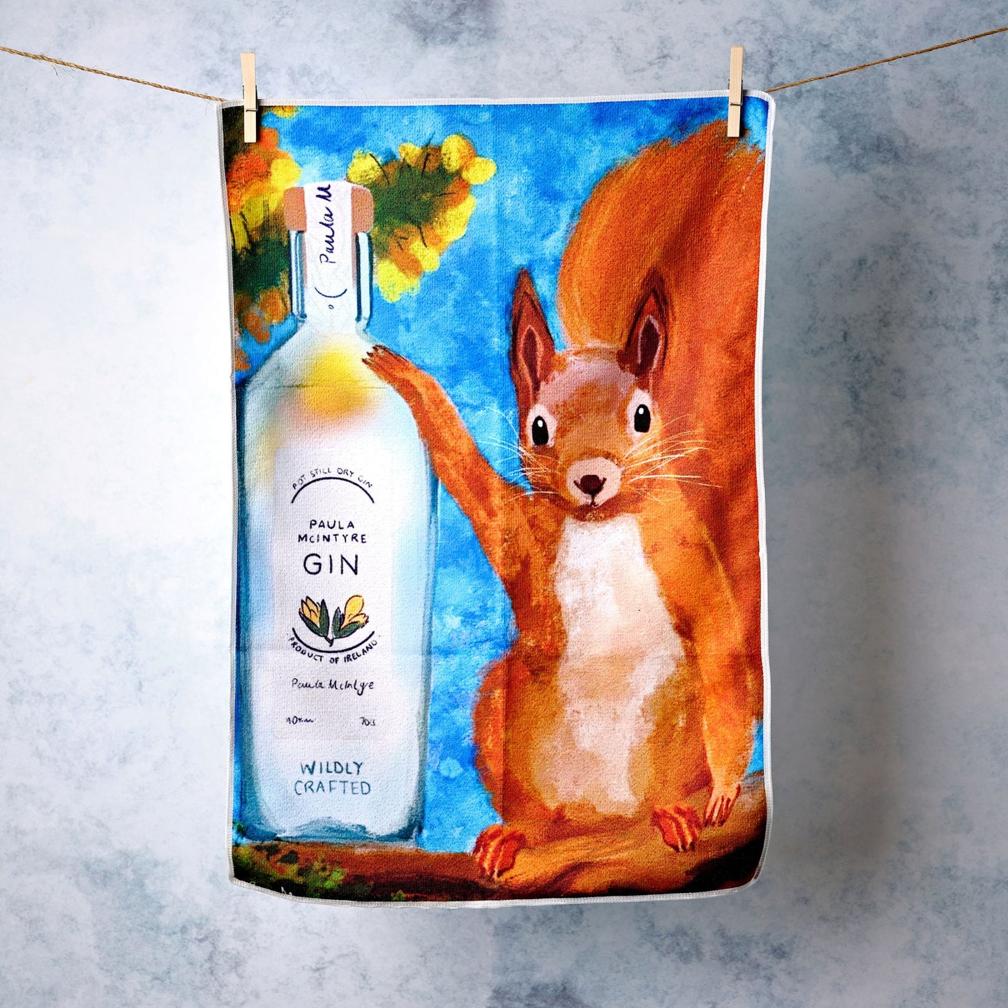 Lois Brady designed Gin Tea Towel